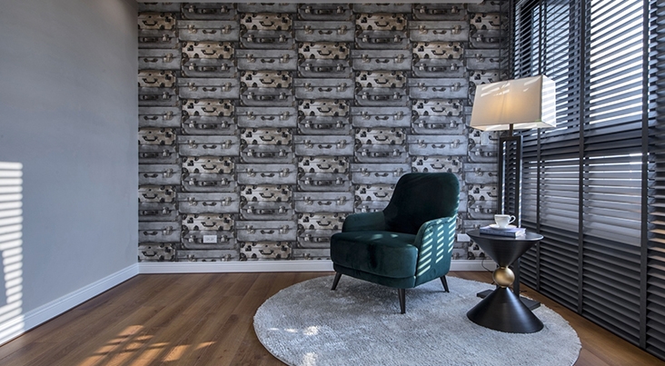 莉凱居家空間設計案例：勾勒冷色的動線