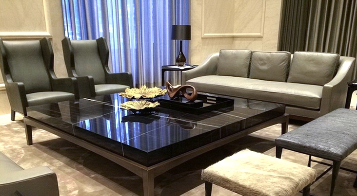 小品輕古典的公共空間設計盡在莉凱家俱